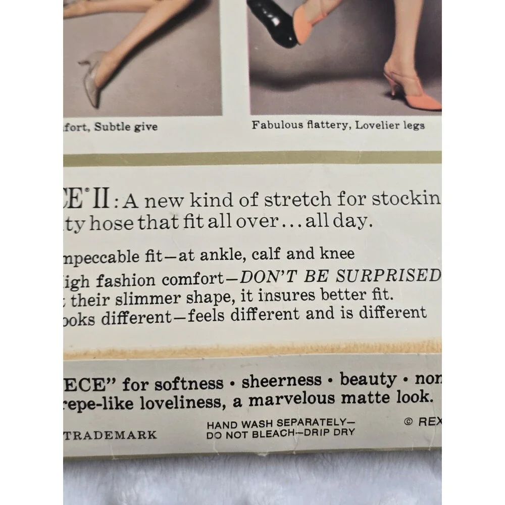 Vintage 1970s Cantrece II Panty Hose New Taupe Tone Size B Sealed Nylon Hosiery